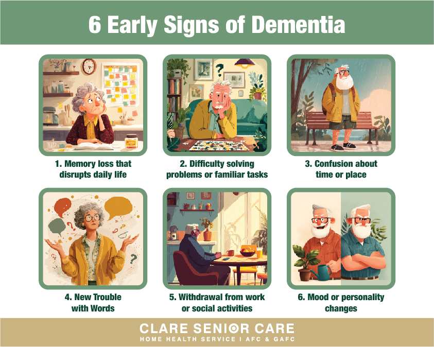 6 Early Signs of Dementia