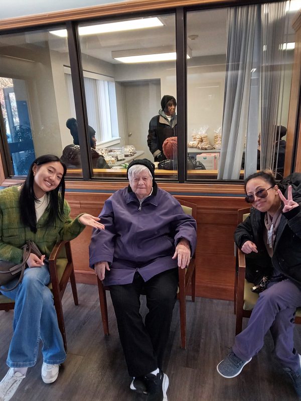 Sister Joyce McMullen, a member of the Sisters of Notre Dame de Namur (SNDdeN)